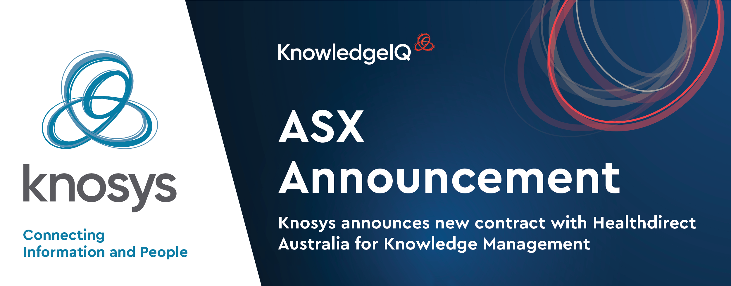 Knosys announces new contract with Healthdirect Australia for Knowledge Management