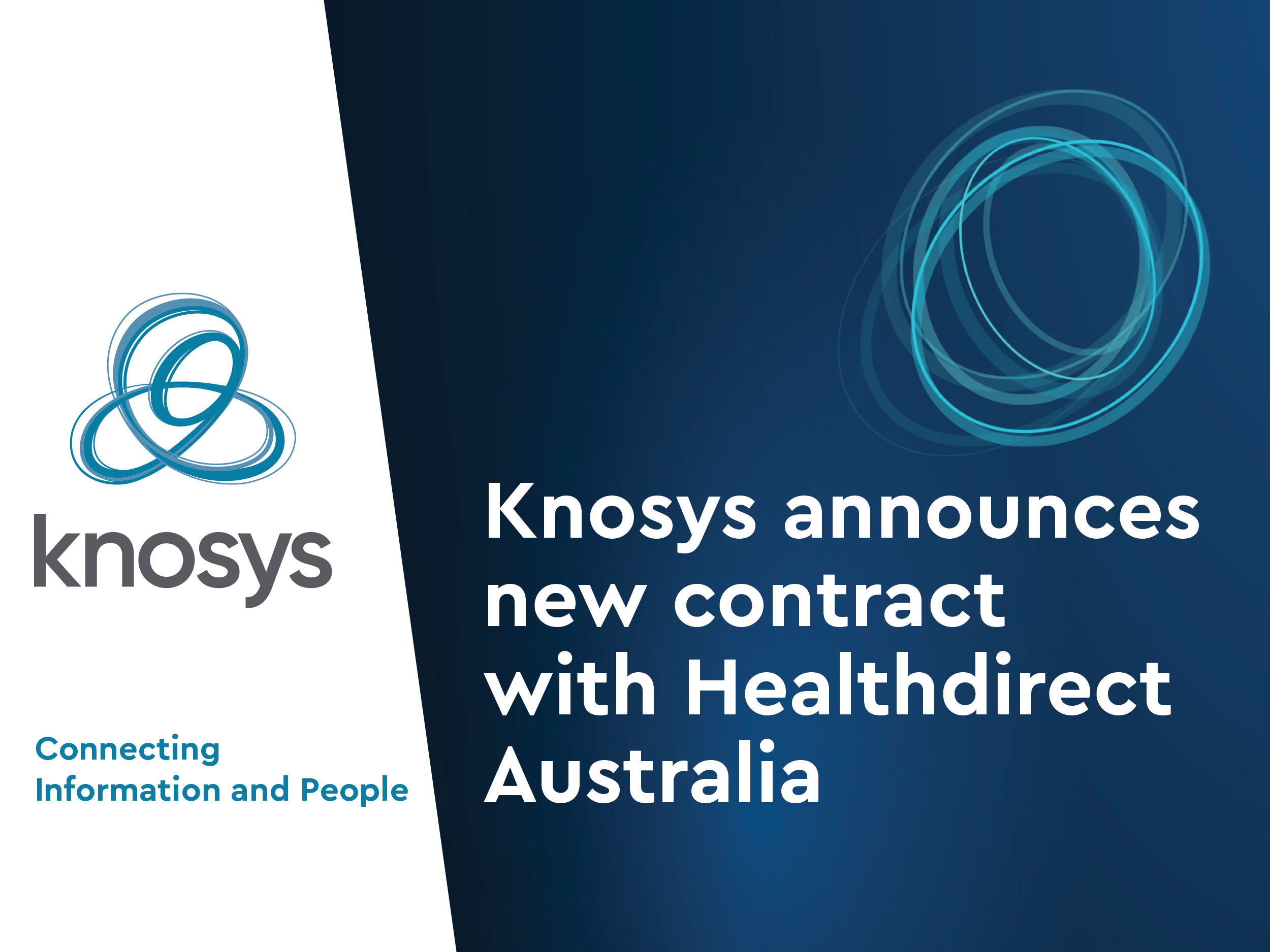 Knosys announces new contract with Healthdirect Australia