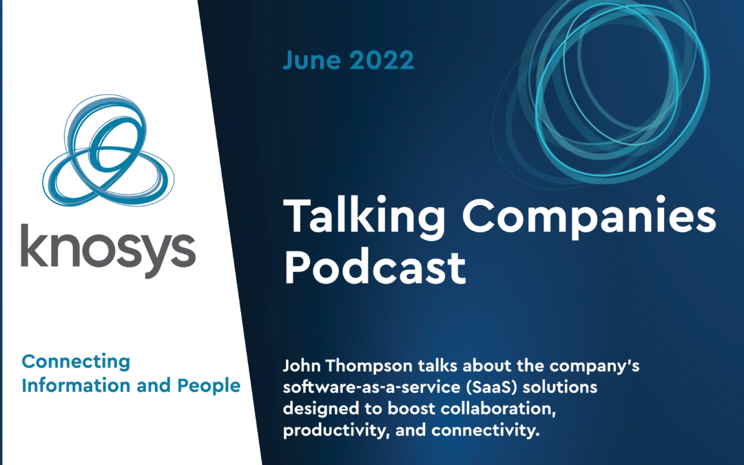 John Thompson appears on on the Talking Companies podcast
