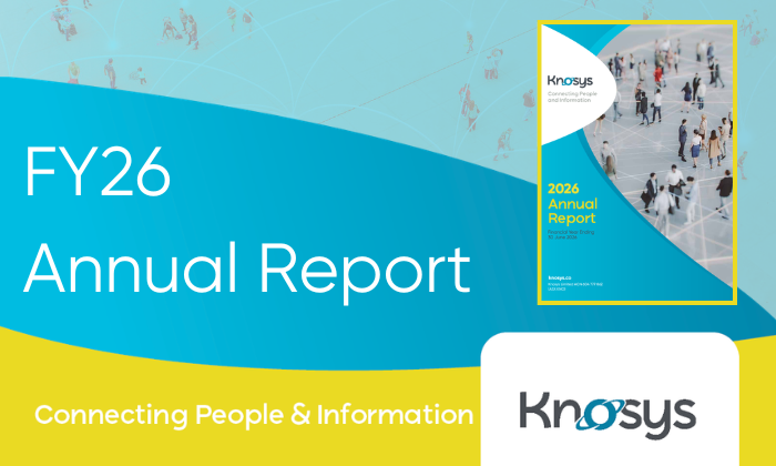 Knosys Annual Report FY26